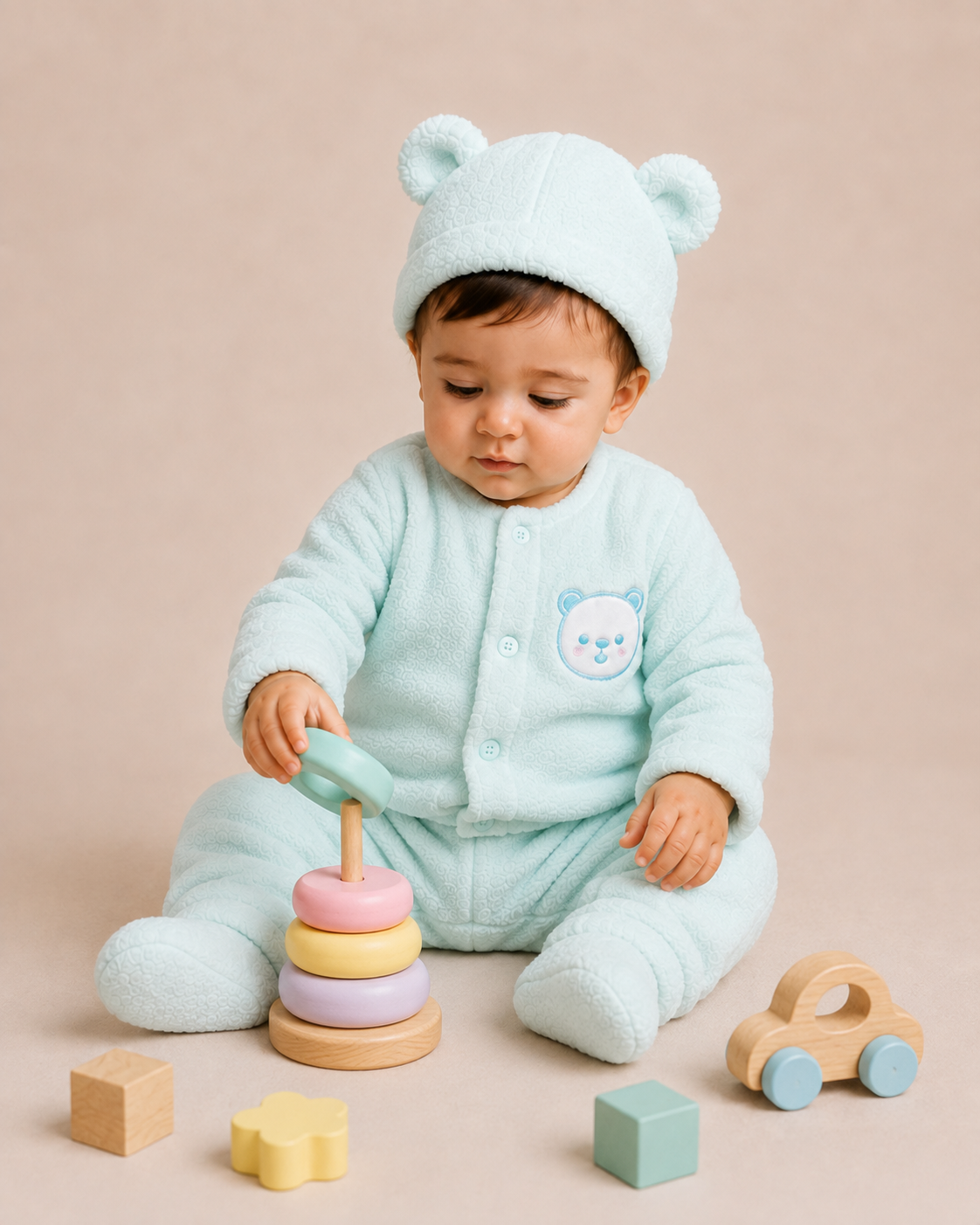 Baby Winter 7-Piece Polar Fleece Set