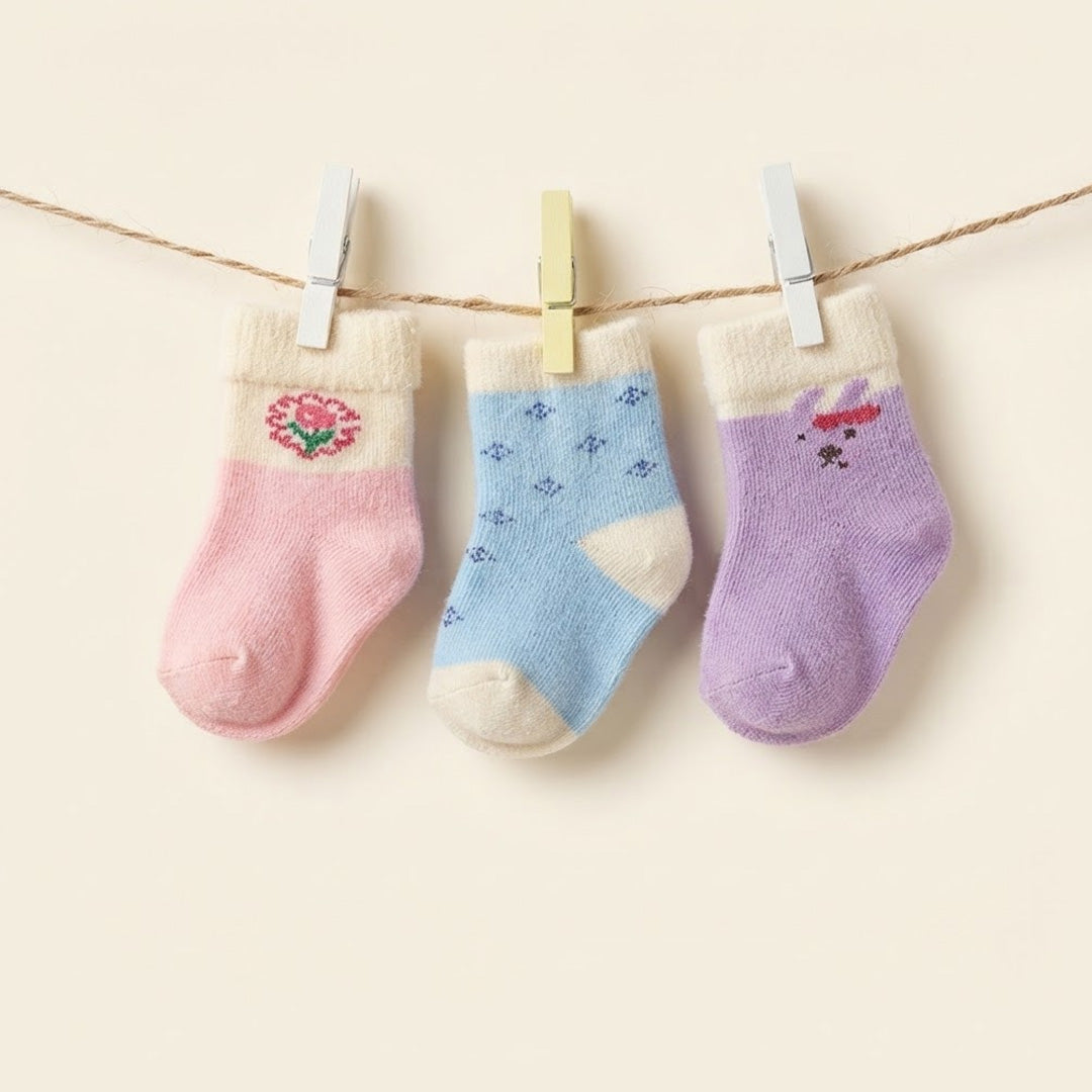 Pretty Baby Socks – Sky Blue
