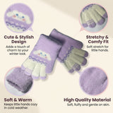 Soft & Warm Baby Winter Gloves – Cute Cloud Design Stretchy Mittens