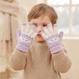 Soft & Warm Baby Winter Gloves – Cute Cloud Design Stretchy Mittens