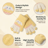Soft & Warm Baby Winter Gloves – Cute Cloud Design Stretchy Mittens