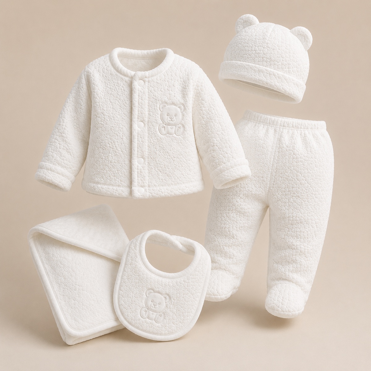 Baby Winter 7-Piece Polar Fleece Set