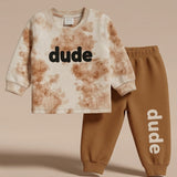 Baby Boys' 2-Piece Tie-Dye Long-Sleeve T-Shirt & Jogger Set | 0–6 Months