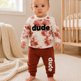 Baby Boys' 2-Piece Tie-Dye Long-Sleeve T-Shirt & Jogger Set | 0–6 Months