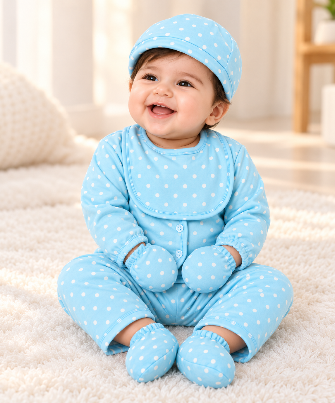 11-Piece Baby Fleece Suit Set | Newborn Winter Clothing